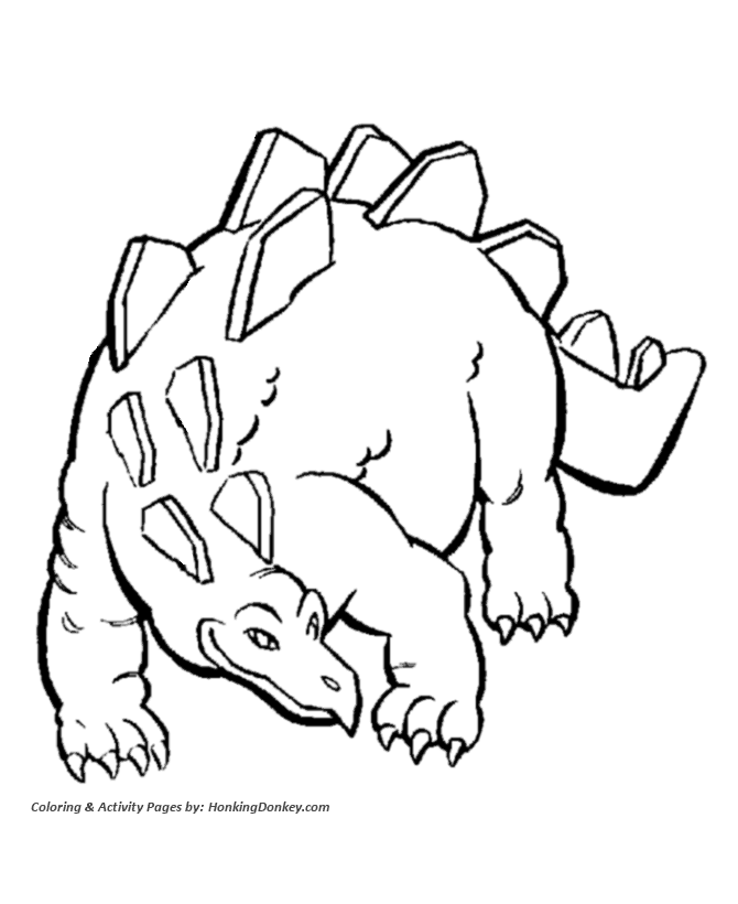 670x820 Dinosaur Coloring Pages Printable Stegosaurus Coloring Page