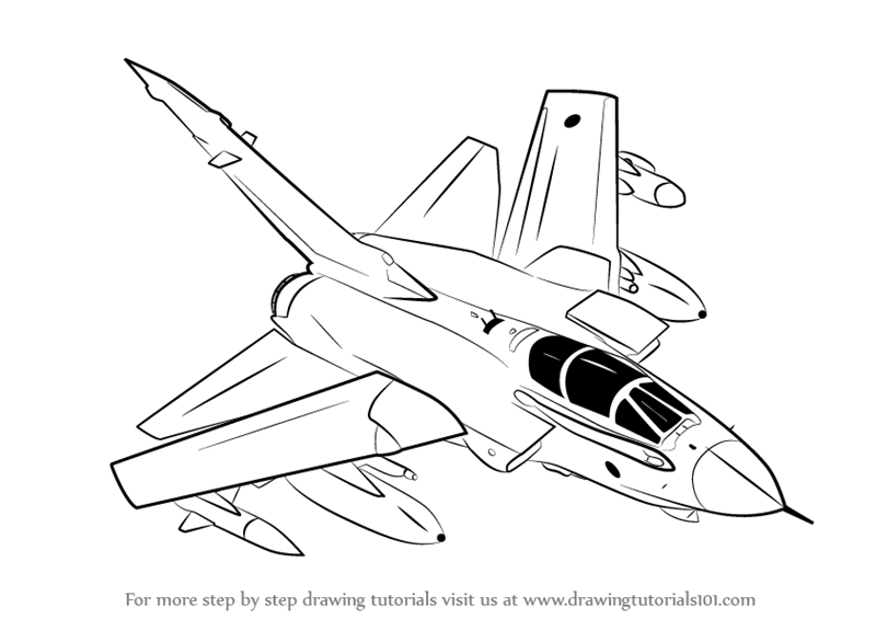 Step By Step Airplane Drawing at GetDrawings | Free download