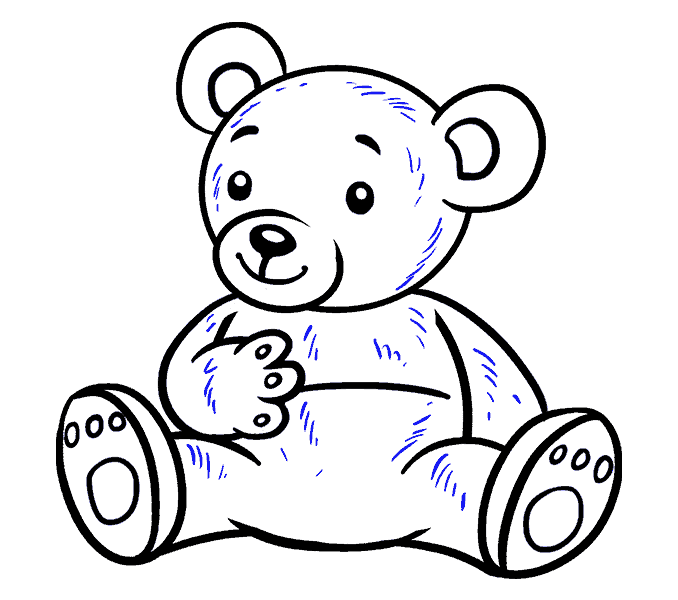 678x600 How To Draw A Cartoon Bear In A Few Easy Steps Easy Drawing Guides