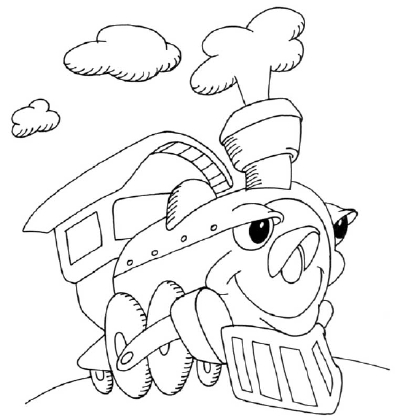 400x420 How To Draw A Cartoon Locomotive Howstuffworks