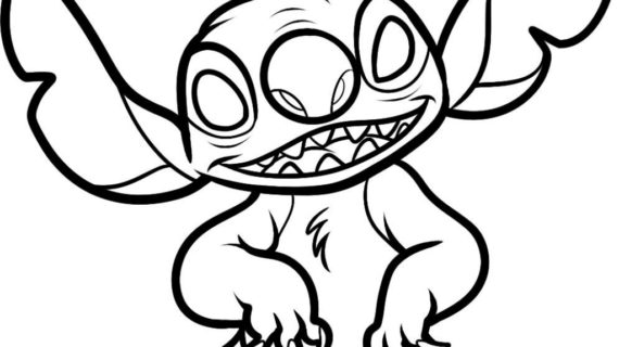 570x320 Cartoon Characters Drawings How To Draw Stitch Step Step Disney