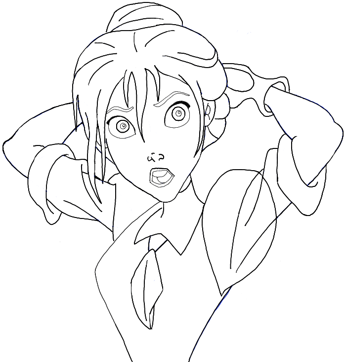 700x734 How To Draw Jane From Disney's Tarzan With Easy Step By Step