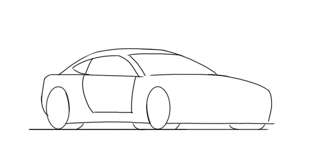 1024x528 Cool Things To Draw Step By Step How To Draw Car Super Car