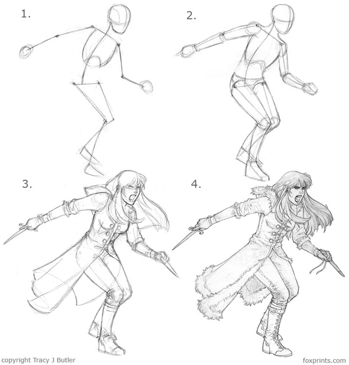 717x750 Ainessa Character Drawing Tutorial