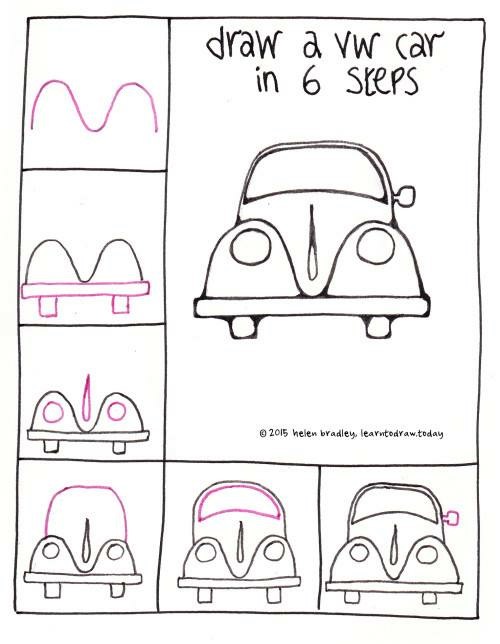 500x644 How To Draw A Car Art Cars, Doodles And Drawings