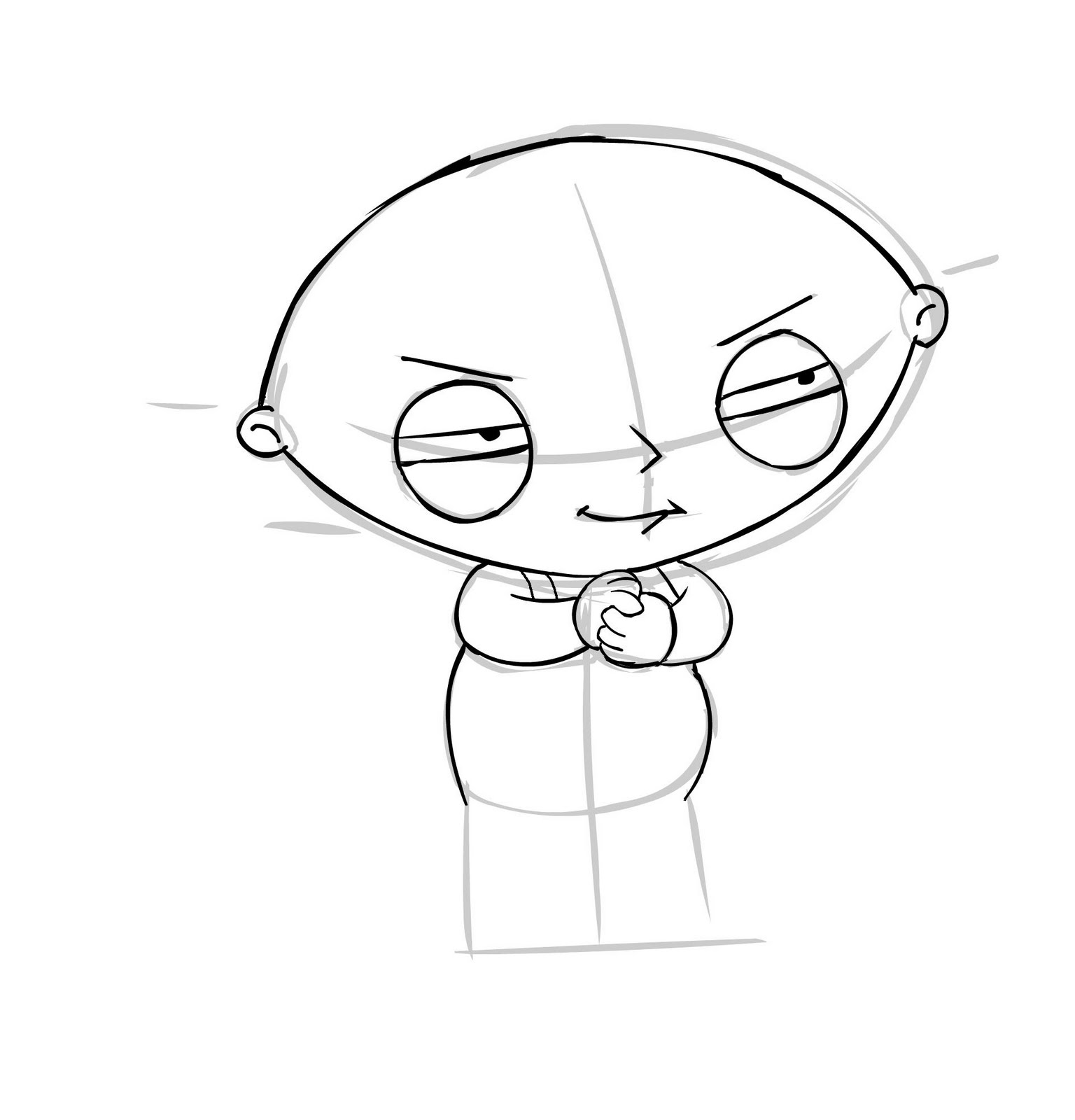 1536x1600 Step By Step Guide To Draw Cartoon Characters July 2011