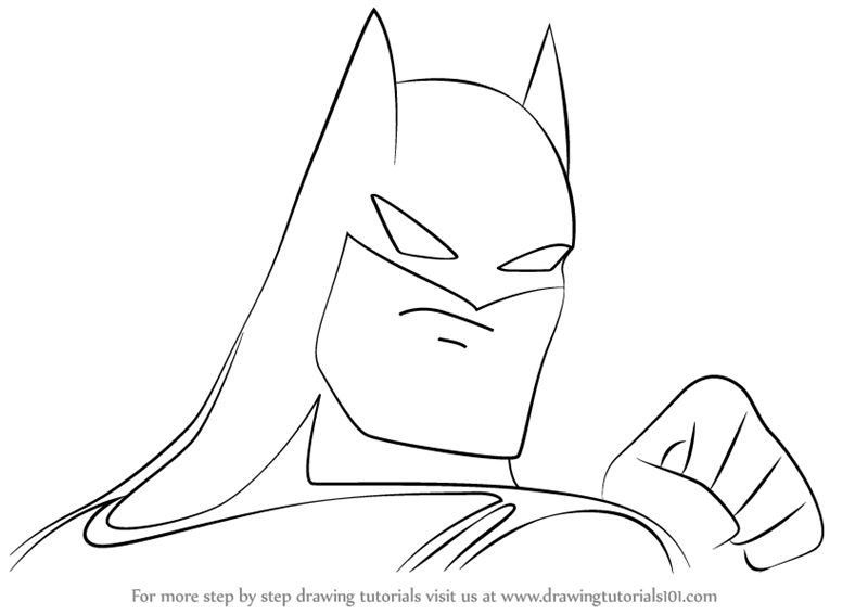 800x566 Learn How To Draw Batman For Kids (Batman) Step By Step Drawing