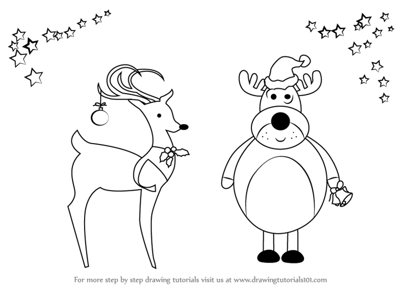 800x568 Learn How To Draw A Christmas Card (Christmas) Step By Step