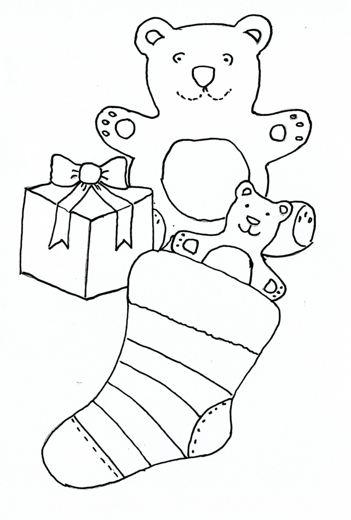 690x1024 Christmas Drawings For Children