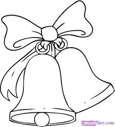 236x261 Christmas Drawings How To Draw Bells Step By Step Christmas Stuff