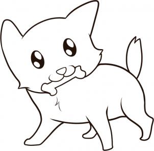 302x295 How To Draw How To Draw A Dog For Kids