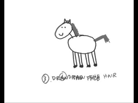 480x360 How To Draw A Horse