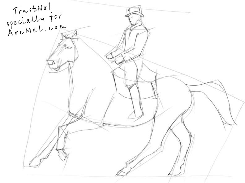 792x590 How To Draw A Rider Step By Step