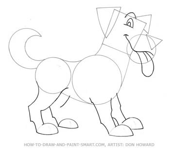 360x306 How To Draw A Cartoon Dog