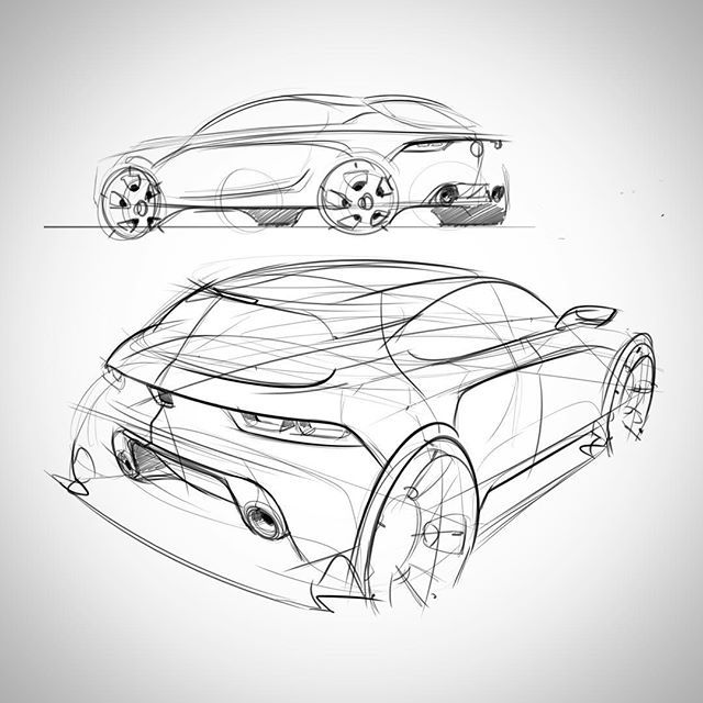 640x640 How One Can Draw A Automotive Step By Step