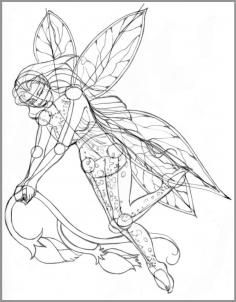 236x302 Drawn Fairy Flower