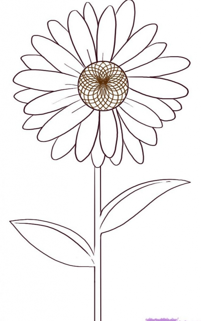 641x1024 How To Draw Beautiful Flowers For Kids 35 Beautiful Flower