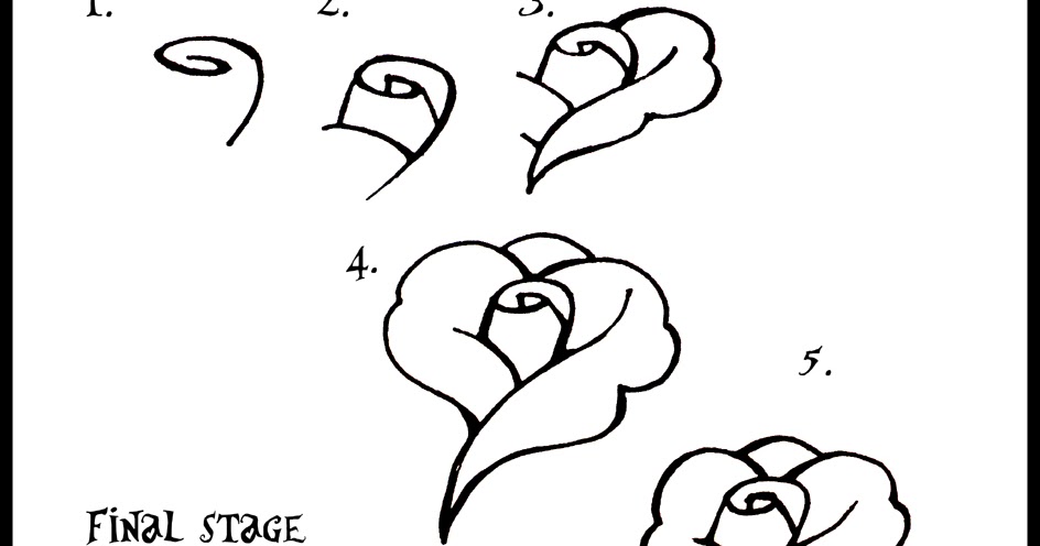 944x496 How To Draw A Rose Step By Step Daryl Hobson Artwork