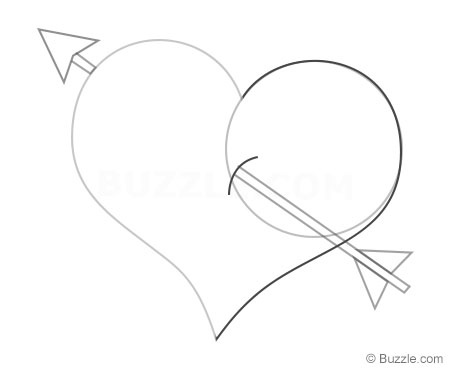 450x370 Easy Instructions To Draw A Heart