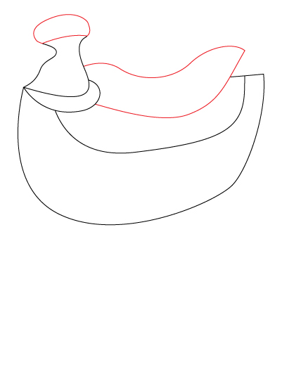401x532 How To Draw A Horse Saddle 7 Steps (With Pictures)