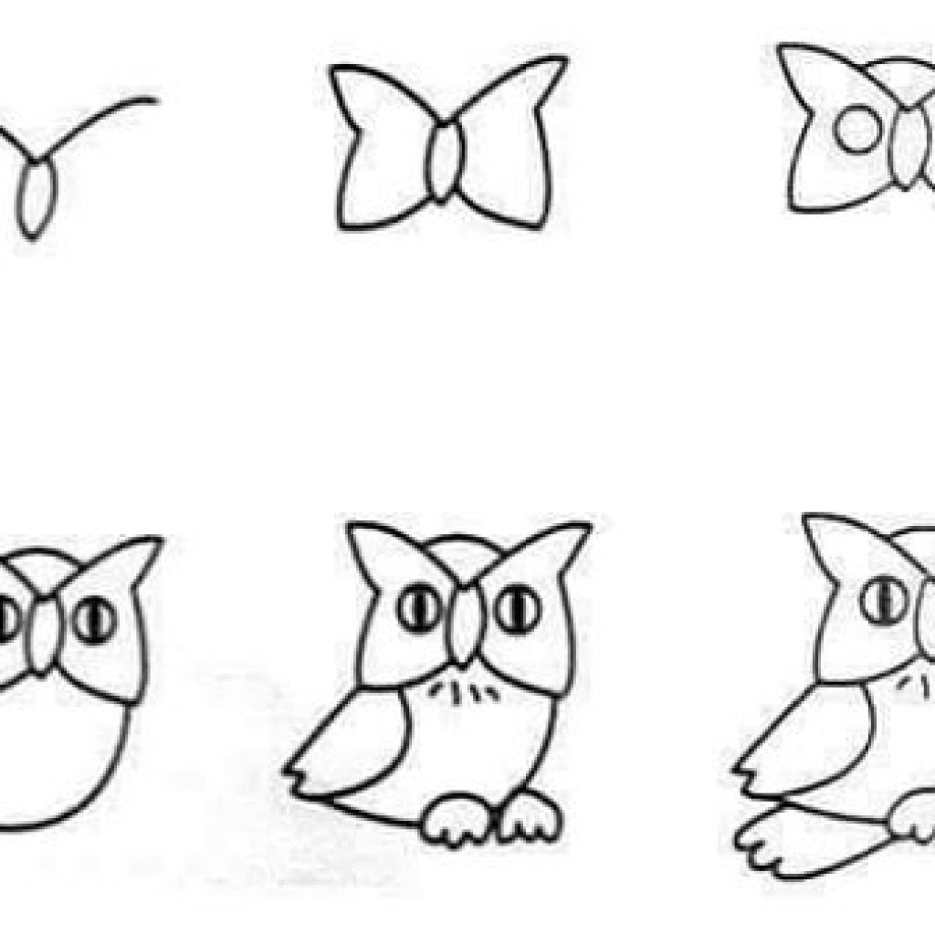 1024x1024 Owl Drawing Step By Step Step By Step How To Draw Owl Easy Way