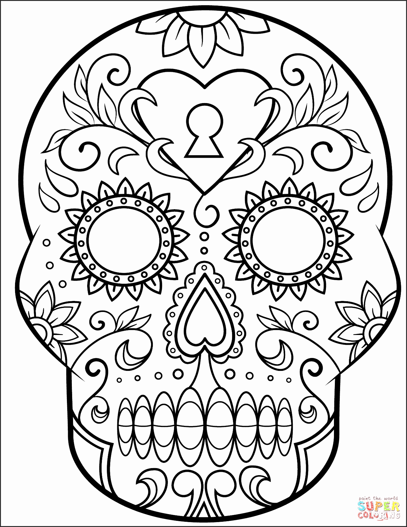 1326x1718 Day Of The Dead Skull Drawings Qafgi Lovely How To Draw Skulls