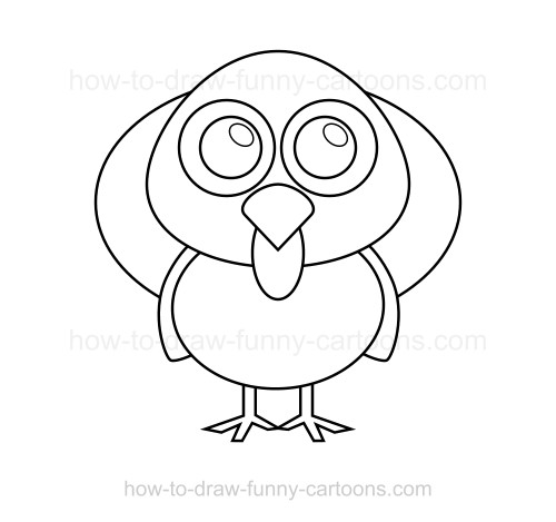 500x469 To Draw A Turkey