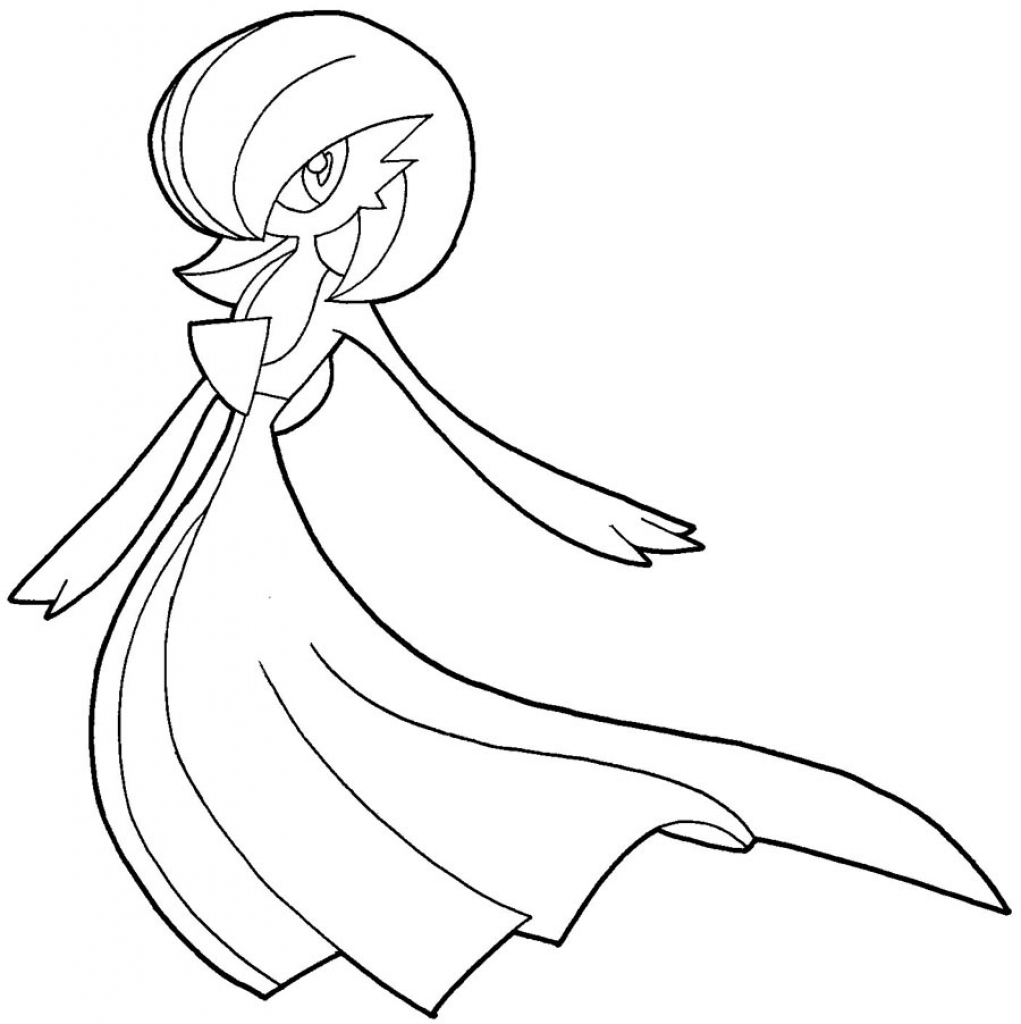 1021x1024 Easy Pokemon Drawings How To Draw Gardevoir From Pokemon With Easy