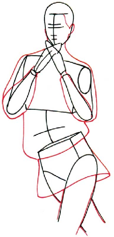 400x829 How To Draw A Woman In An Oversized Sweater In 5 Steps Drawing