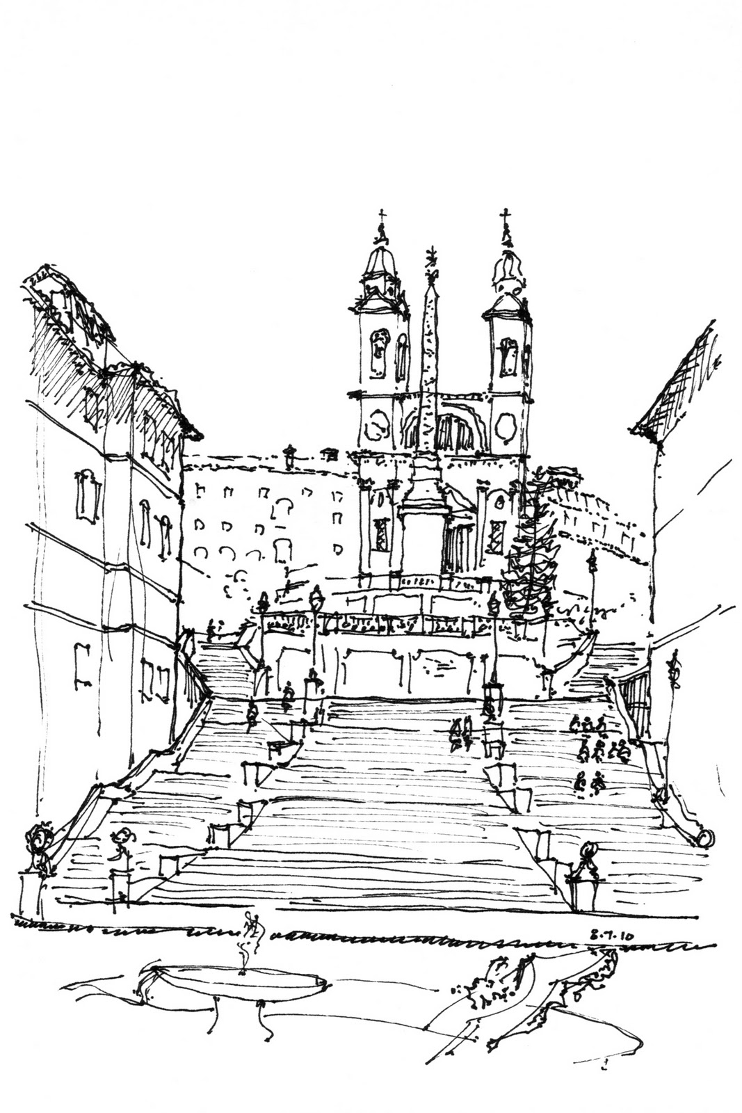 1067x1600 Bob Krikac Design Drawing Some Sketches From Paris Amp Rome Last