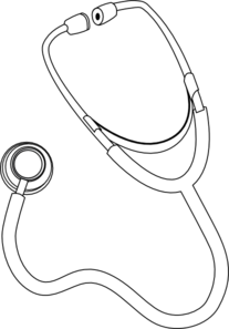 207x297 Red Stethoscope Clip Art