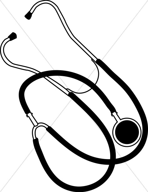 473x612 Simple Stethoscope Health Clipart