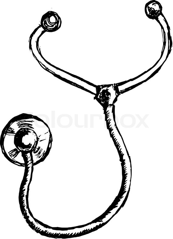579x800 Stethoscope Stock Vector Colourbox