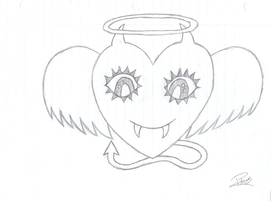 900x667 Pretty Heart Drawings Cute On Media