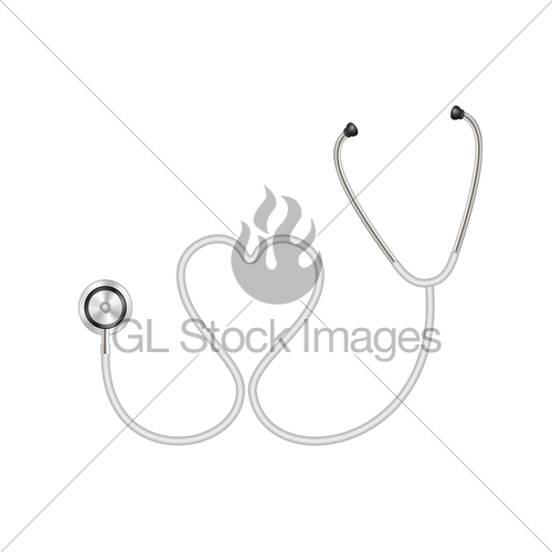 500x500 Stethoscope In Shape Of Heart Gl Stock Images