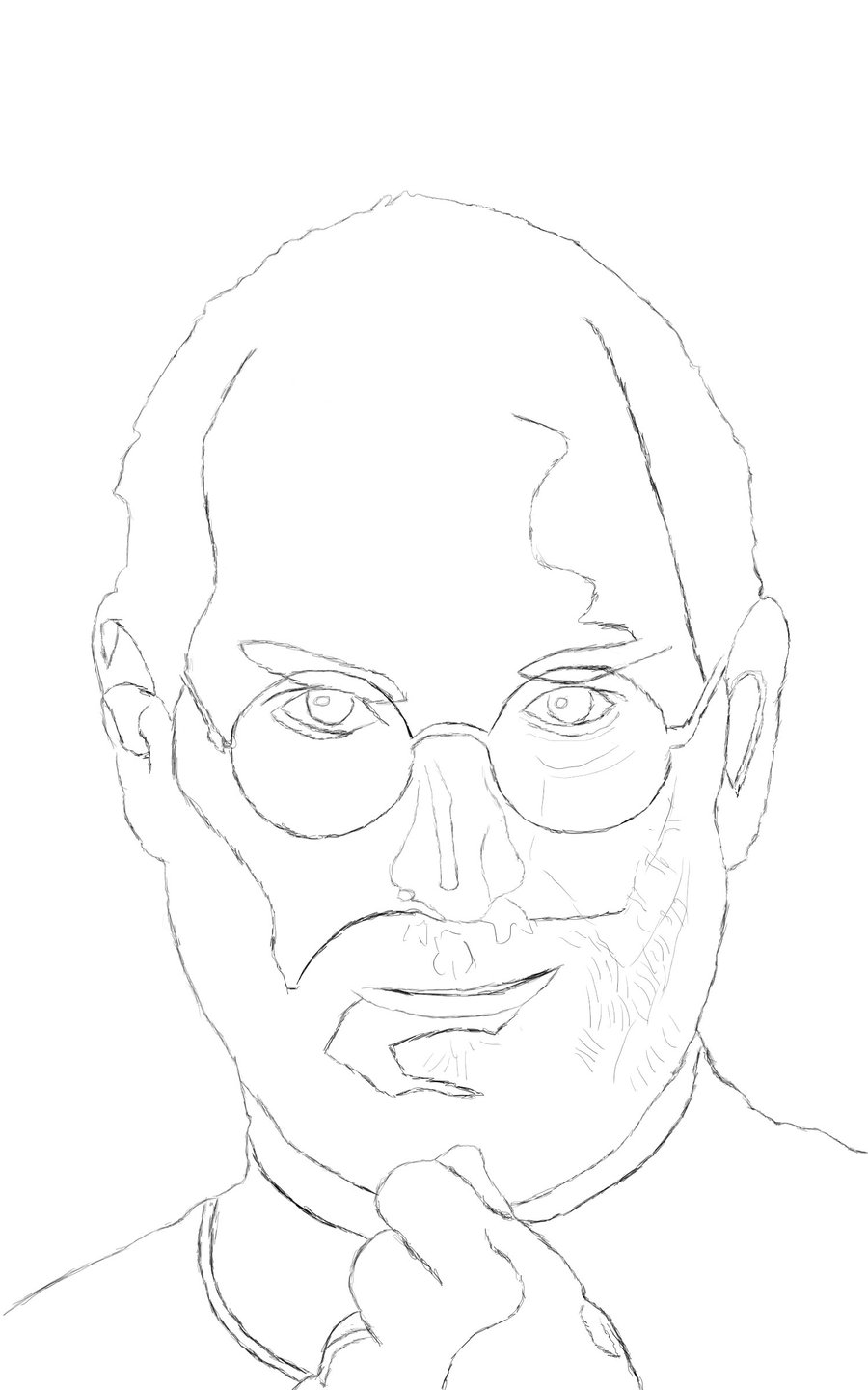 900x1440 Steve Jobs Airbrush Contour By Beastlydigital