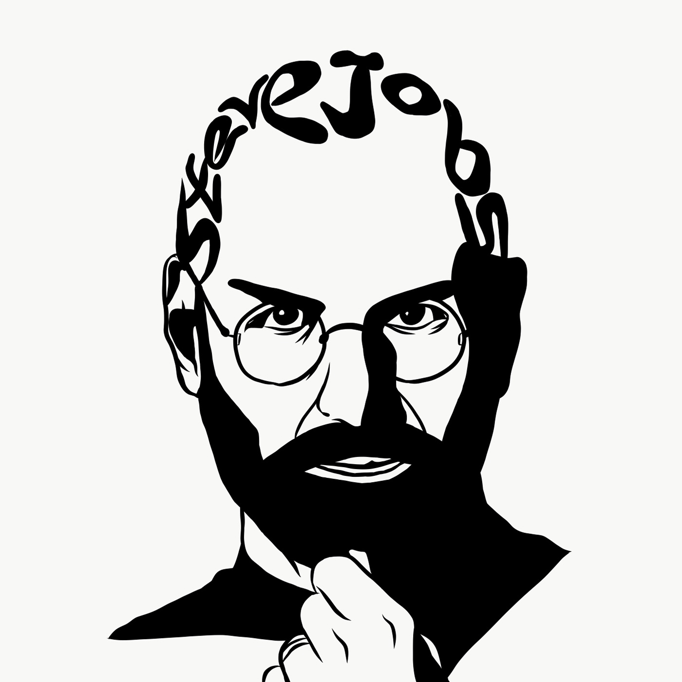 1400x1400 Steve Jobs On Behance