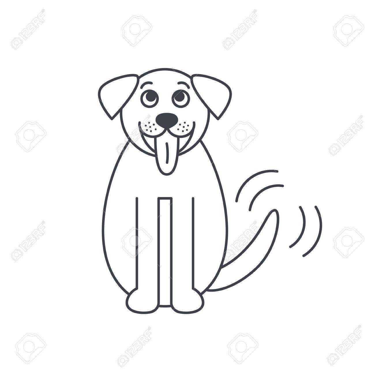 1300x1300 Sitting Wagging Tale St. Bernard Dog. Happy Smiling Big Pet