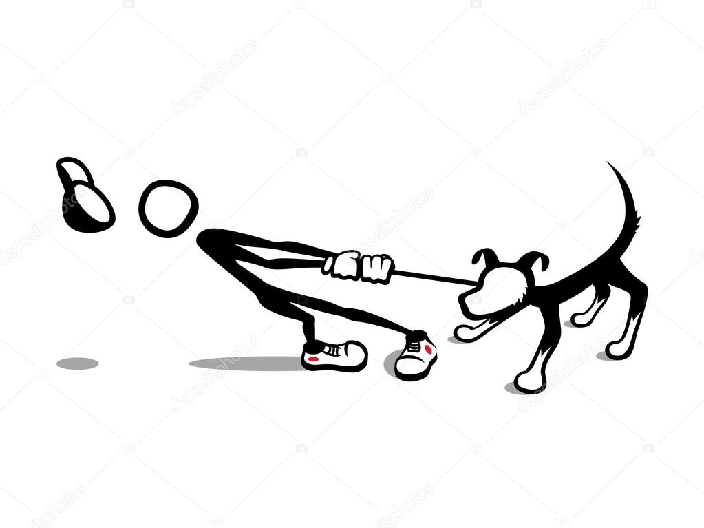 1023x767 Stick Man Reluctant Dog Stock Vector Koobooki