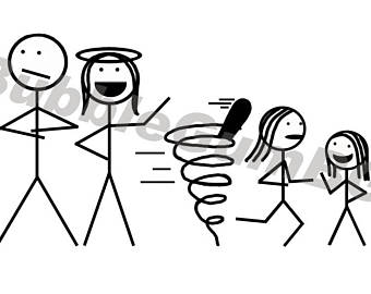 340x270 Funny Stick Figure Etsy