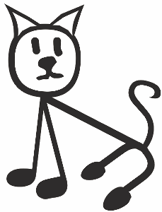 229x300 Family Pet Decal Cat