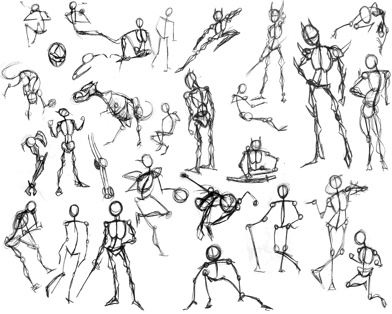 1280x1024 Stick Figures Favourites By Jedatlas