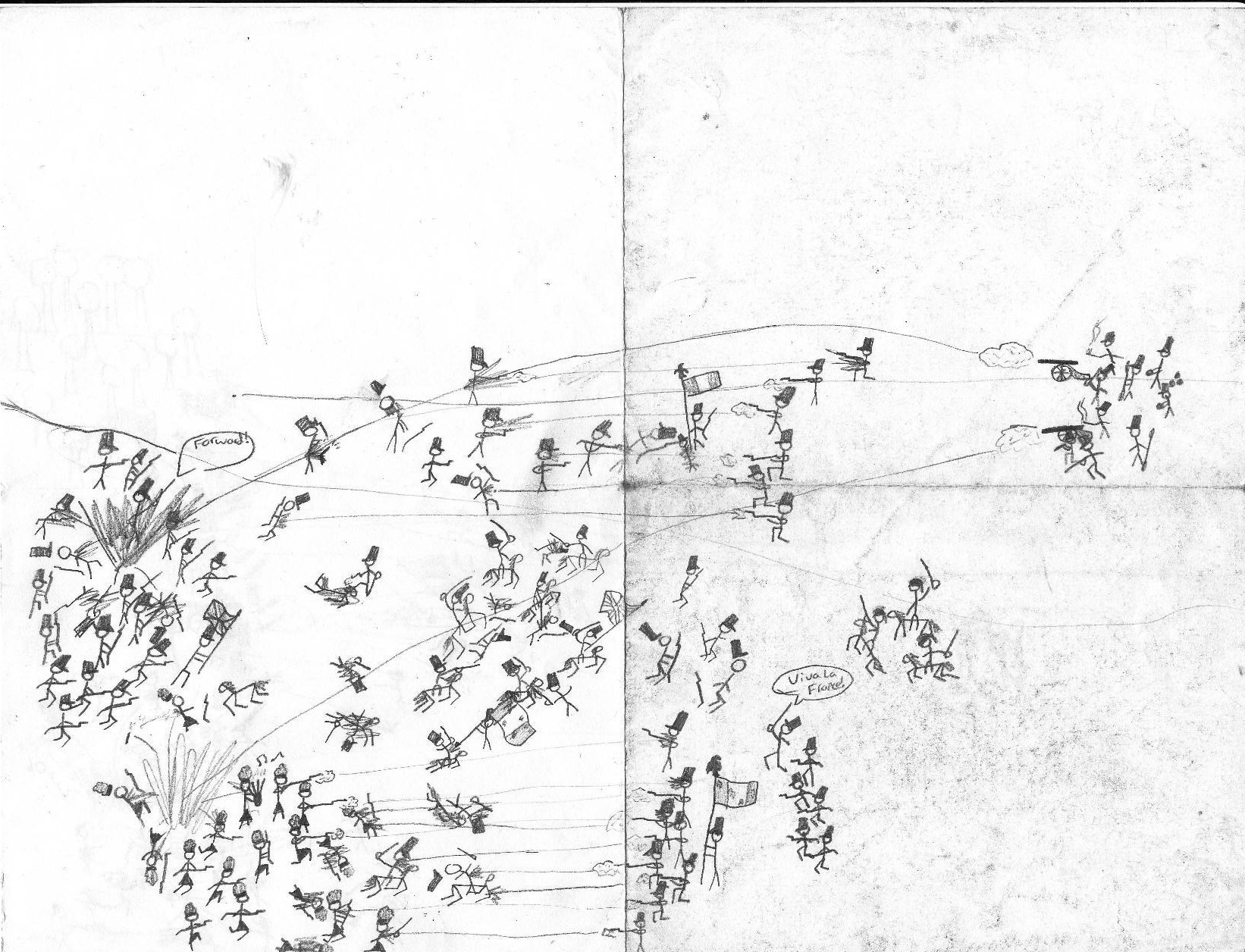 1642x1256 Stickman Army Wars Drawing Stick War Battle