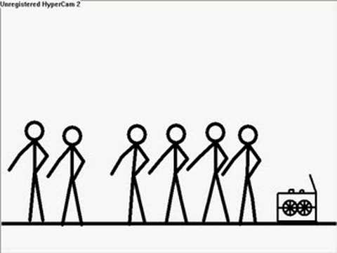 480x360 Stick Figure Dance Party