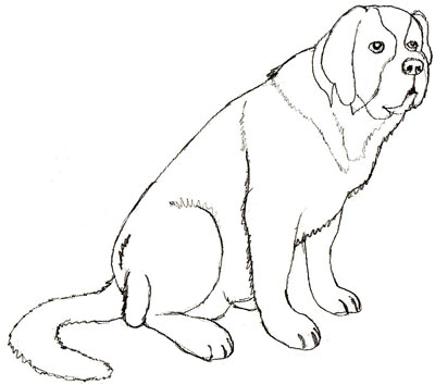 400x354 Dogs Drawings Group