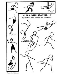 236x288 Stick Figure Drawing Ideas Coloring In Pretty Print Draw