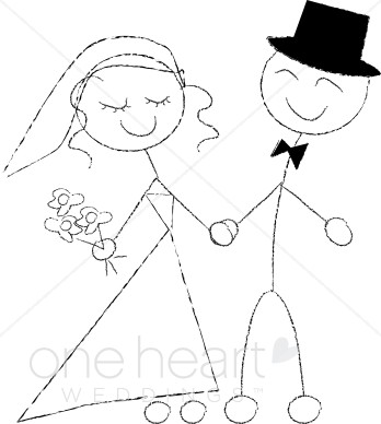 348x388 Stick Figures Clipart Couples Clipart