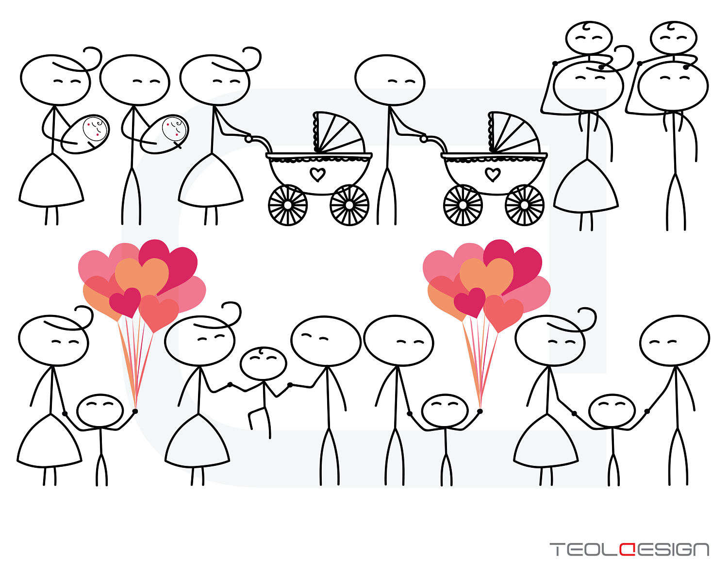 1500x1187 Eps Png Stick Figure Valentine's Day Valentine People Love