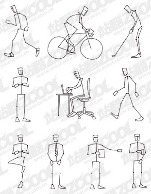486x626 Gallery Drawing Stick Figures Sketches,