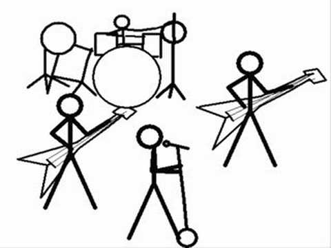 480x360 Stick Figure Band